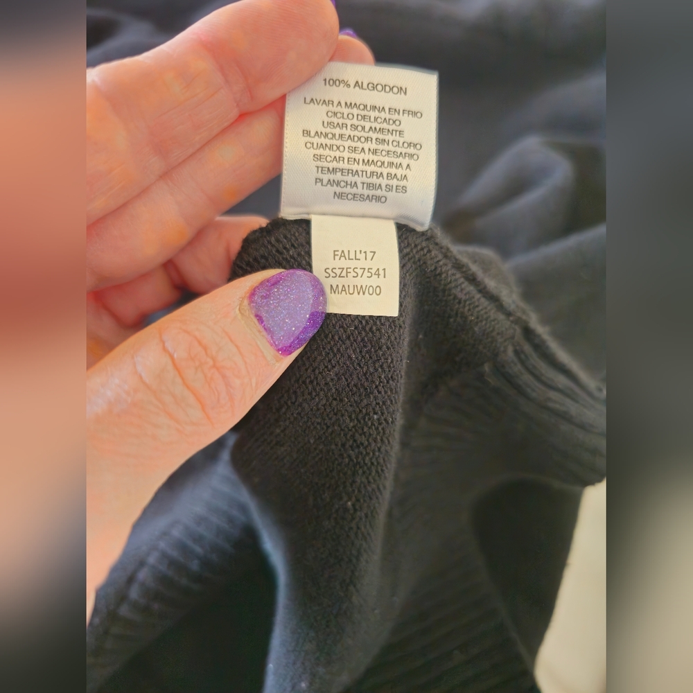 SunRiver Men's Black half turtle neck Sweater 🖤 (Large) 🖤 - Picture 9 of 16
